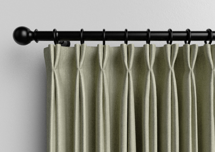 Delicate Chevron, Apple - Made to Measure Curtains - Image 10